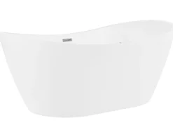 Banheira Autonoma De Hidromassagem Em Acrilico Branco Com Led 180 X 85 Cm Antigua