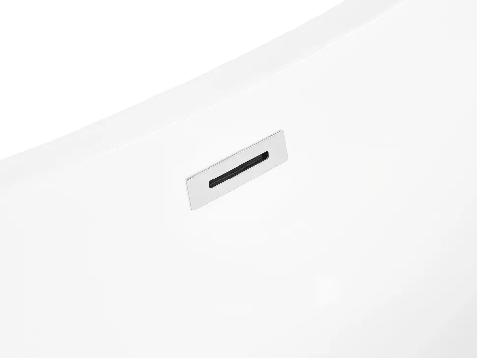 Banheira Autonoma De Hidromassagem Em Acrilico Branco Com Led 180 X 85 Cm Antigua