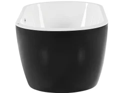 Banheira Autonoma De Hidromassagem Em Acrilico Preto Com Led 170 X 80 Cm Nevis Iii