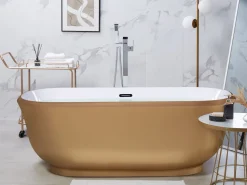 Banheira Autonoma Em Acrilico Dourado 170 X 77 Cm Tesoro