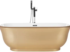 Banheira Autonoma Em Acrilico Dourado 170 X 77 Cm Tesoro