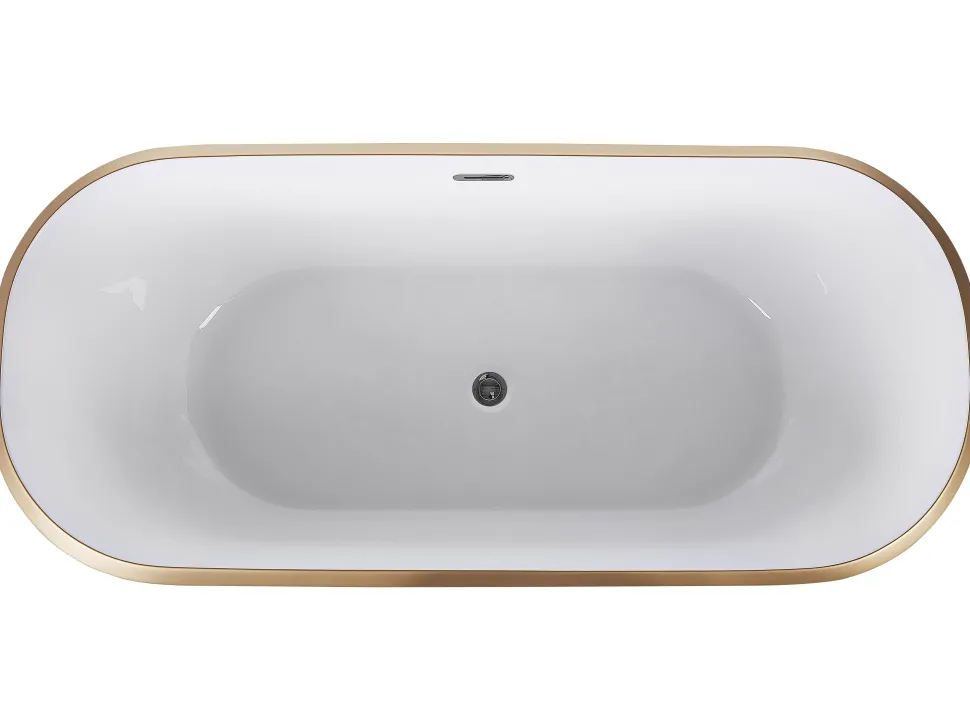 Banheira Autonoma Em Acrilico Dourado 170 X 77 Cm Tesoro