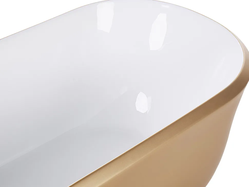 Banheira Autonoma Em Acrilico Dourado 170 X 77 Cm Tesoro