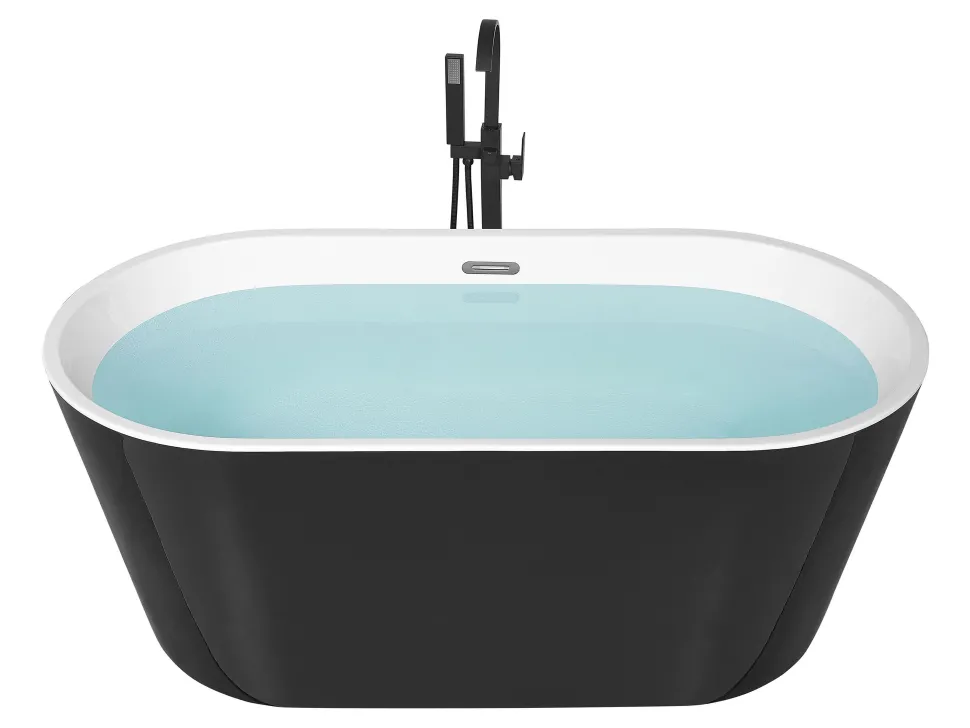 Banheira Autonoma Em Acrilico Preto 150 X 75 Cm Havana