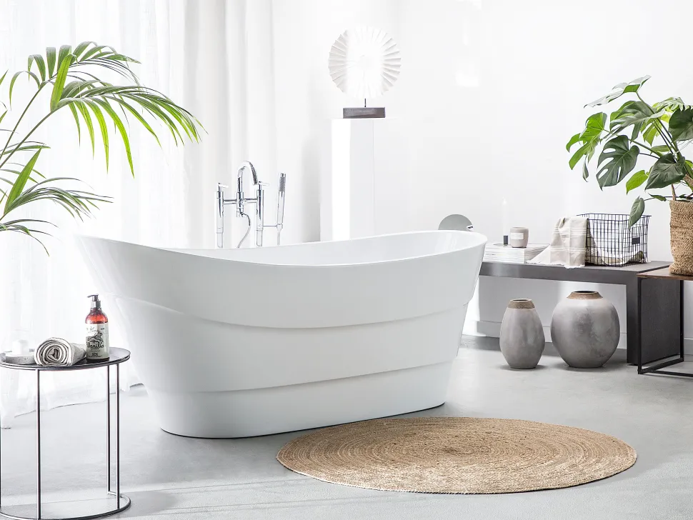 Banheira Autonoma Em Acrilico Branco 170 X 73 Cm Buenavista