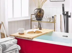 Banheira Autonoma Em Acrilico Vermelho 170 X 77 Cm Tesoro