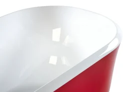 Banheira Autonoma Em Acrilico Vermelho 170 X 77 Cm Tesoro
