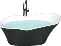 Banheira Autonoma Em Acrilico Preto 170 X 80 Cm Dulcina