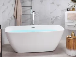 Banheira Autonoma Em Acrilico Branco 170 X 78 Cm Mingo