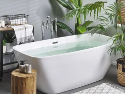 Banheira Autonoma Em Acrilico Branco 170 X 78 Cm Mingo