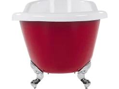 Banheira Autonoma Em Acrilico Vermelho 153 X 77 Cm Cayman