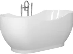 Banheira Autonoma Em Acrilico Branco 170 X 77 Cm Bayley