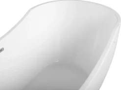 Banheira Autonoma Em Acrilico Branco 170 X 77 Cm Bayley