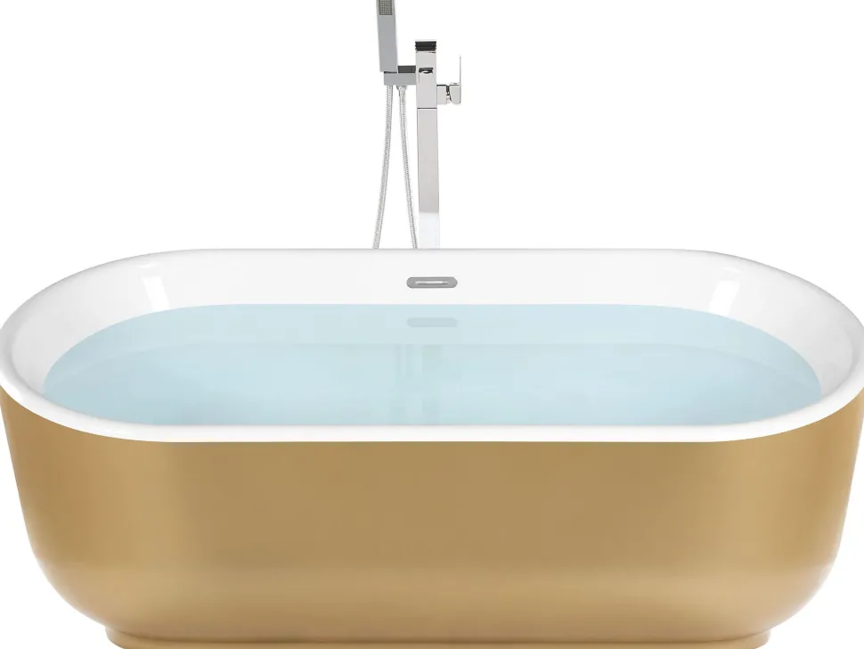 Banheira Autonoma Em Acrilico Dourado 170 X 80 Cm Pinel