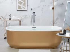 Banheira Autonoma Em Acrilico Dourado 170 X 80 Cm Pinel