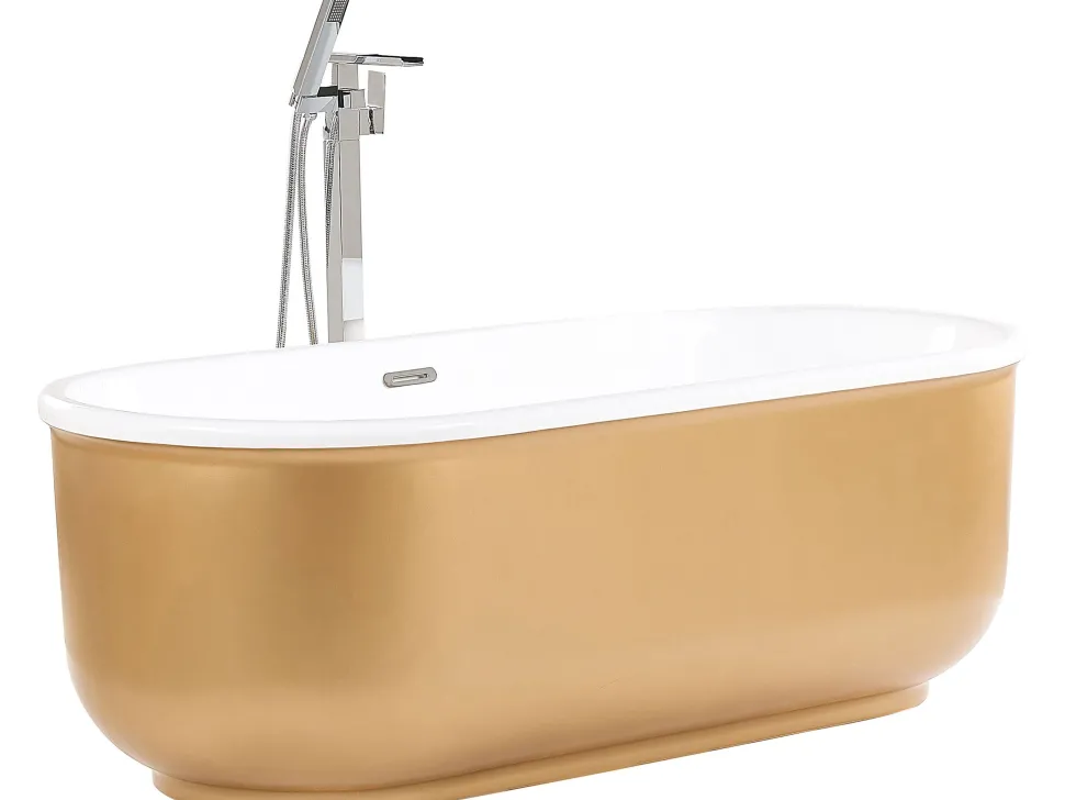 Banheira Autonoma Em Acrilico Dourado 170 X 80 Cm Pinel