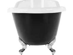 Banheira Autonoma Em Acrilico Preto 153 X 77 Cm Cayman