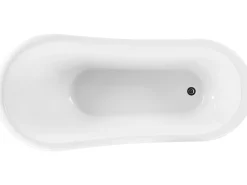 Banheira Autonoma Em Acrilico Preto 153 X 77 Cm Cayman