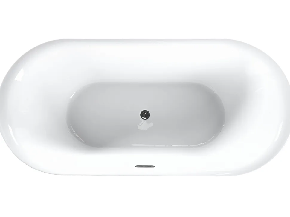 Banheira Autonoma Em Acrilico Branco 180 X 80 Cm Carrera