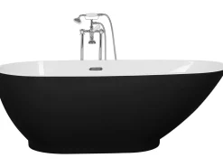 Banheira Autonoma Em Acrilico Preto E Branco Guiana