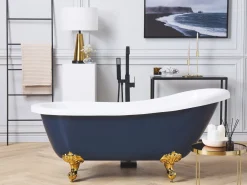 Banheira Autonoma Em Acrilico Azul 170 X 76 Cm Cayman