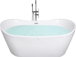 Banheira Autonoma Em Acrilico Branco 180 X 78 Cm Antigua