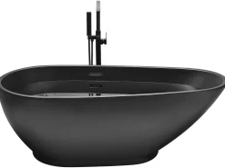 Banheira Autonoma Em Acrilico Preto 173 X 82 Cm Guiana