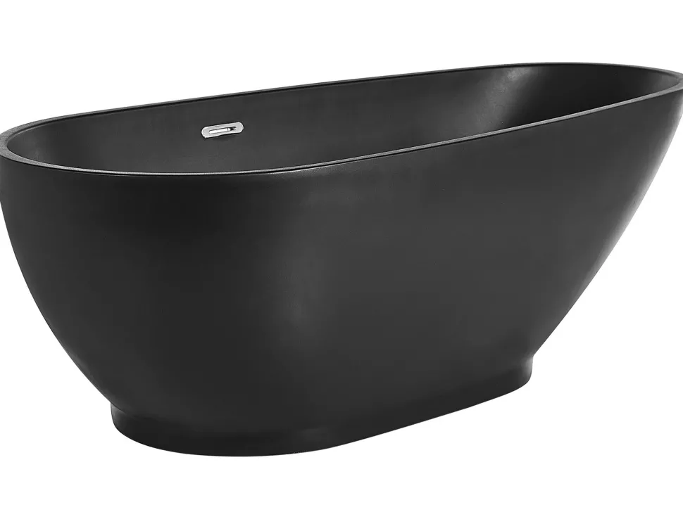 Banheira Autonoma Em Acrilico Preto 173 X 82 Cm Guiana