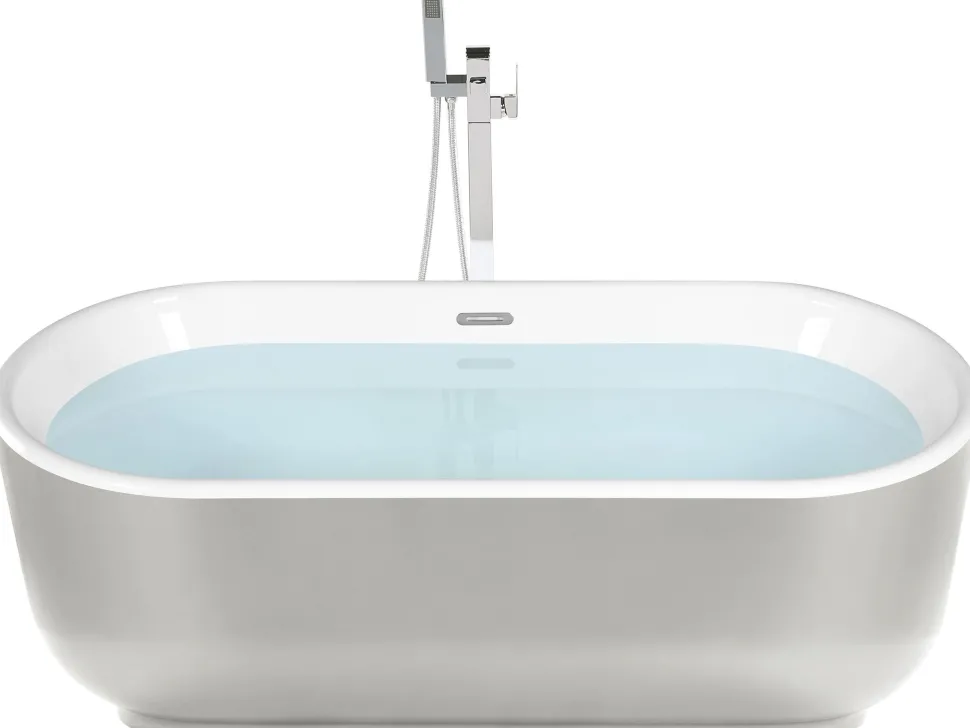 Banheira Autonoma Em Acrilico Prateado 170 X 80 Cm Pinel