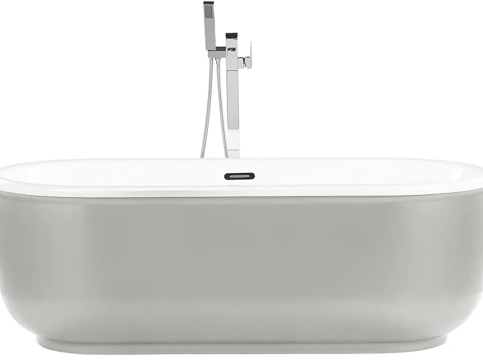 Banheira Autonoma Em Acrilico Prateado 170 X 80 Cm Pinel