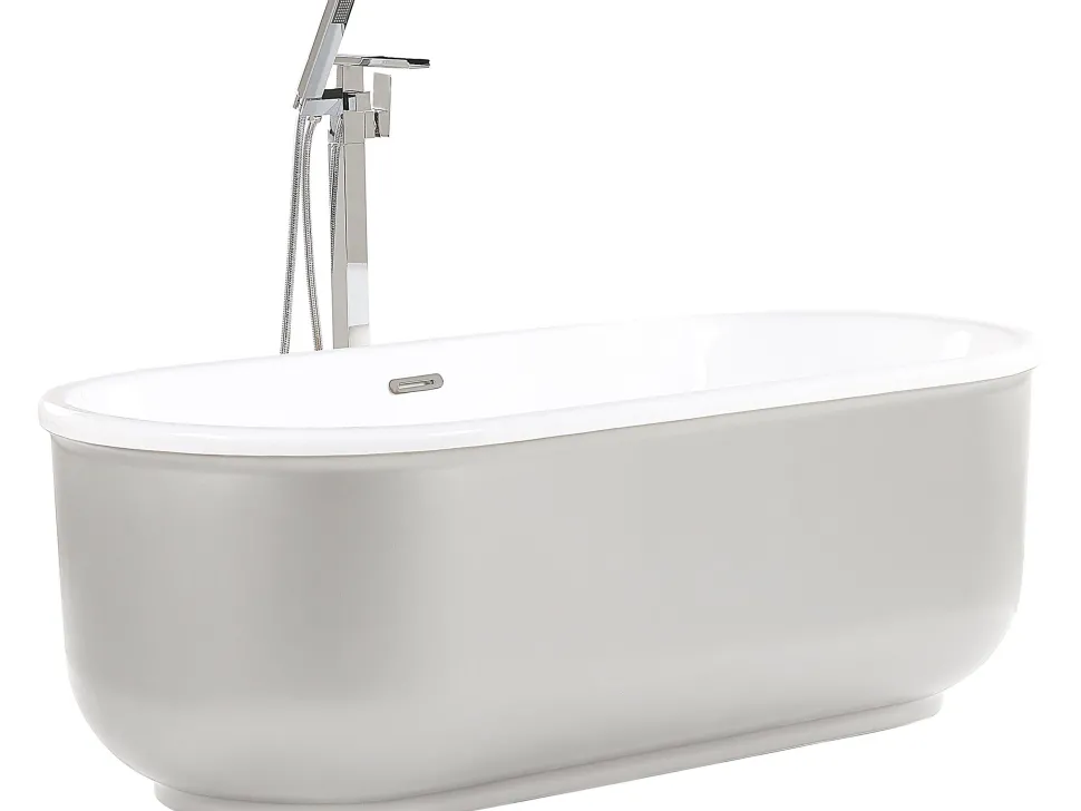 Banheira Autonoma Em Acrilico Prateado 170 X 80 Cm Pinel