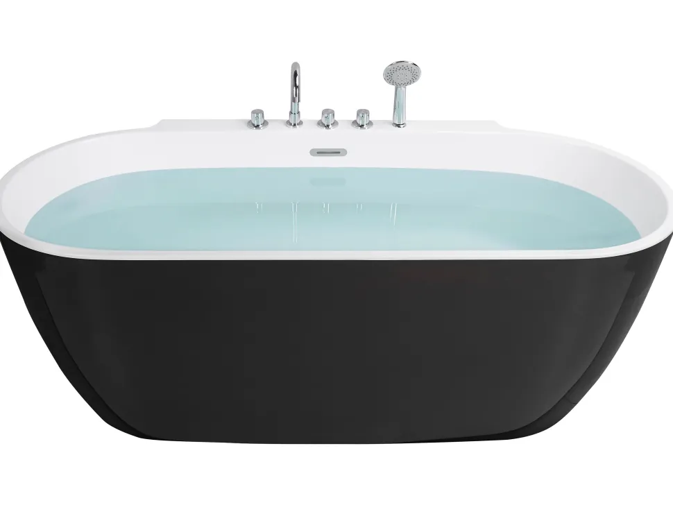 Banheira Autonoma Em Acrilico Preto 170 X 80 Cm Rotso