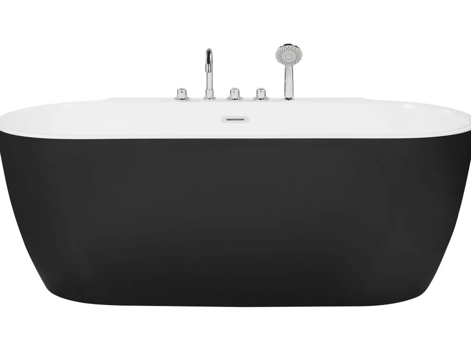 Banheira Autonoma Em Acrilico Preto 170 X 80 Cm Rotso