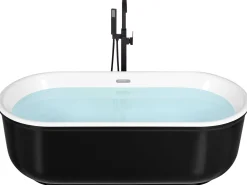 Banheira Autonoma Em Acrilico Preto 170 X 80 Cm Pinel