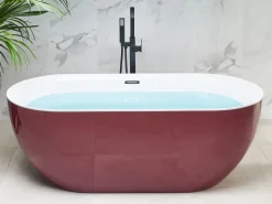 Banheira Autonoma Em Acrilico Vermelho 170 X 80 Cm Carrera