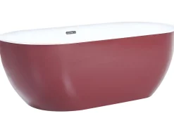 Banheira Autonoma Em Acrilico Vermelho 170 X 80 Cm Carrera