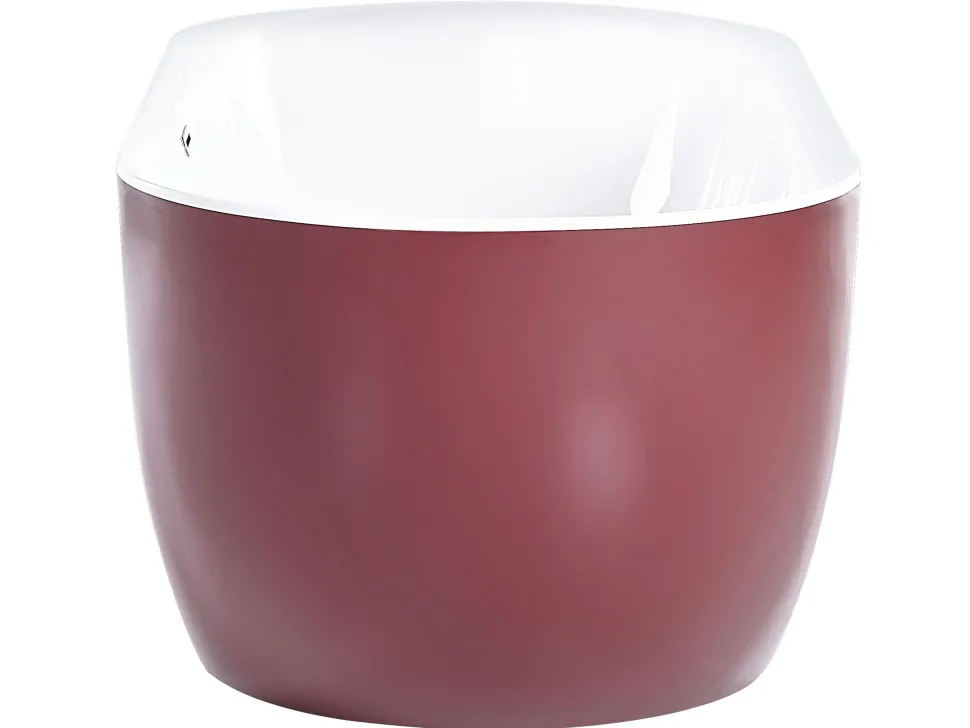 Banheira Autonoma Em Acrilico Vermelho 170 X 80 Cm Carrera