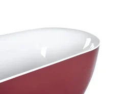 Banheira Autonoma Em Acrilico Vermelho 170 X 80 Cm Carrera