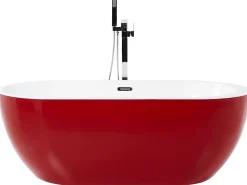 Banheira Autonoma Em Acrilico Vermelho 150 X 75 Cm Nevis