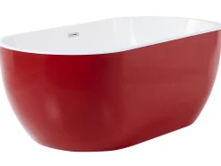 Banheira Autonoma Em Acrilico Vermelho 150 X 75 Cm Nevis
