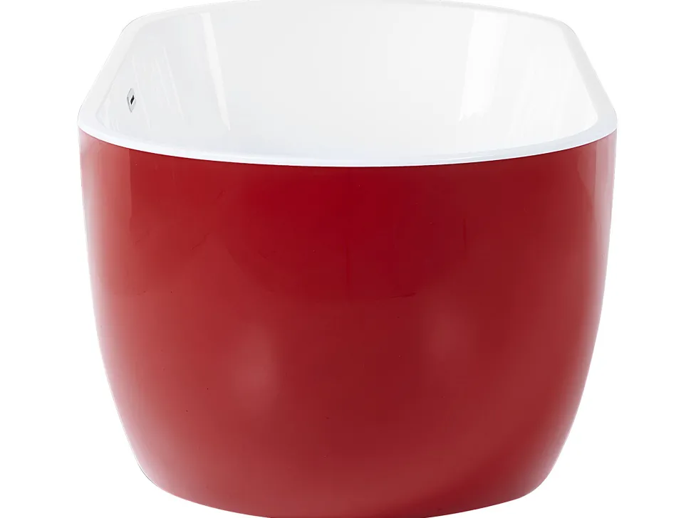 Banheira Autonoma Em Acrilico Vermelho 150 X 75 Cm Nevis