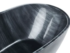 Banheira Autonoma Em Acrilico Preto Com Efeito De Marmore 170 X 80 Cm Rioja