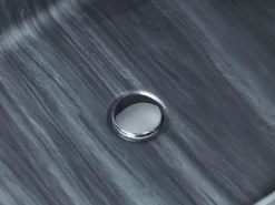 Banheira Autonoma Em Acrilico Preto Com Efeito De Marmore 170 X 80 Cm Rioja