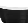 Banheira Autonoma Em Acrilico Preto 170 X 73 Cm Buenavista