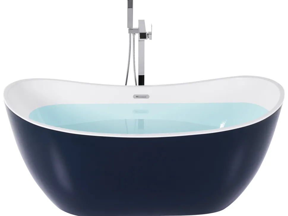 Banheira Autonoma Em Acrilico Azul Marinho 170 X 77 Cm Antigua