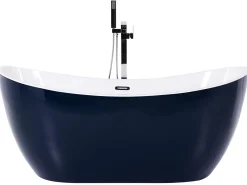 Banheira Autonoma Em Acrilico Azul Marinho 170 X 77 Cm Antigua