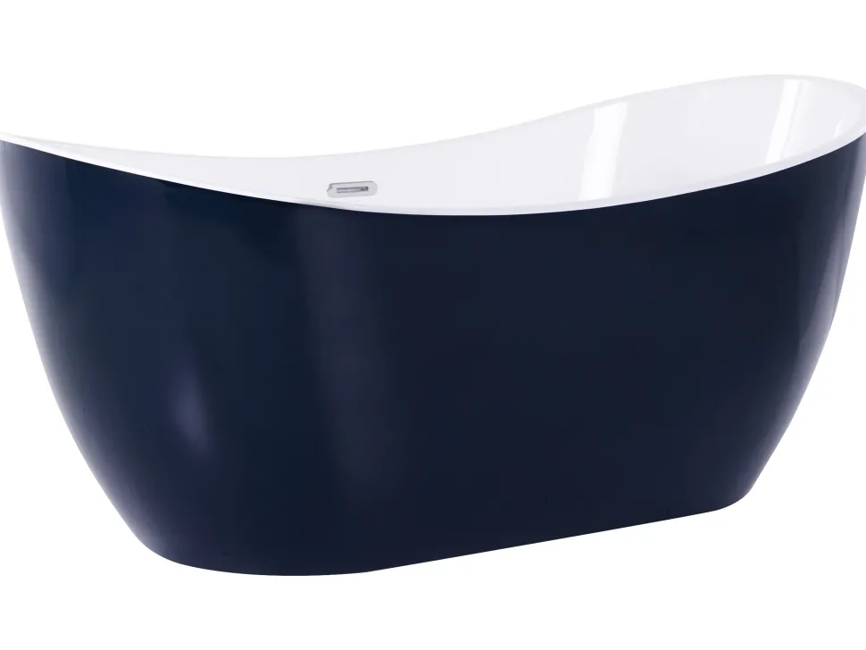 Banheira Autonoma Em Acrilico Azul Marinho 170 X 77 Cm Antigua