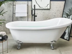 Banheira Autonoma Em Acrilico Branco 170 X 76 Cm Cayman