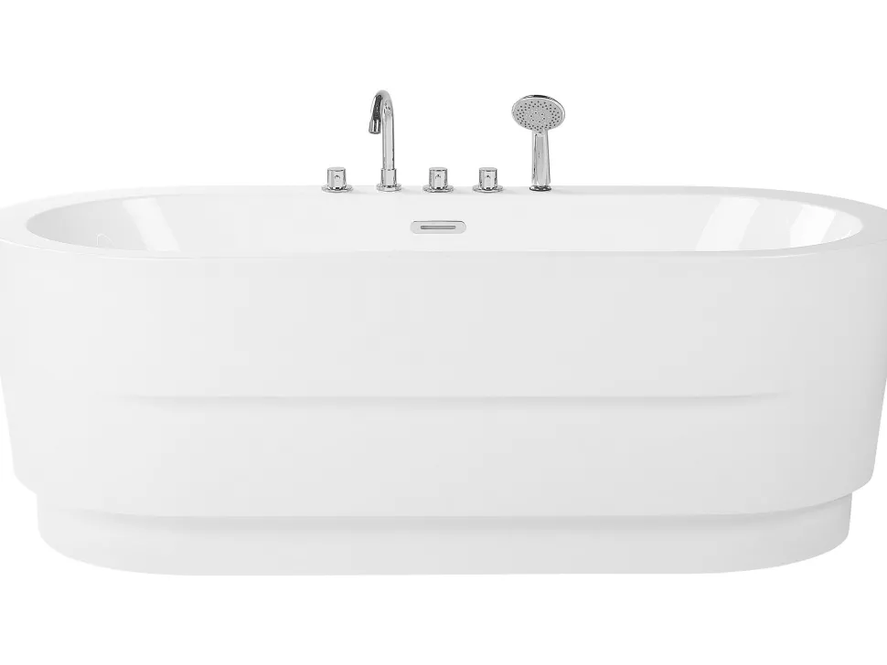 Banheira Autonoma Em Acrilico Branco Com Chuveiro 170 X 80 Cm Empresa