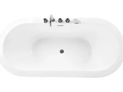 Banheira Autonoma Em Acrilico Branco Com Chuveiro 170 X 80 Cm Empresa